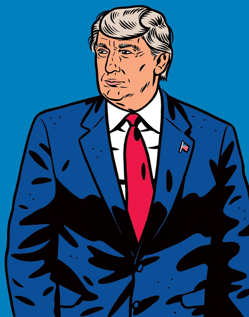 Illustration de Donald Trump