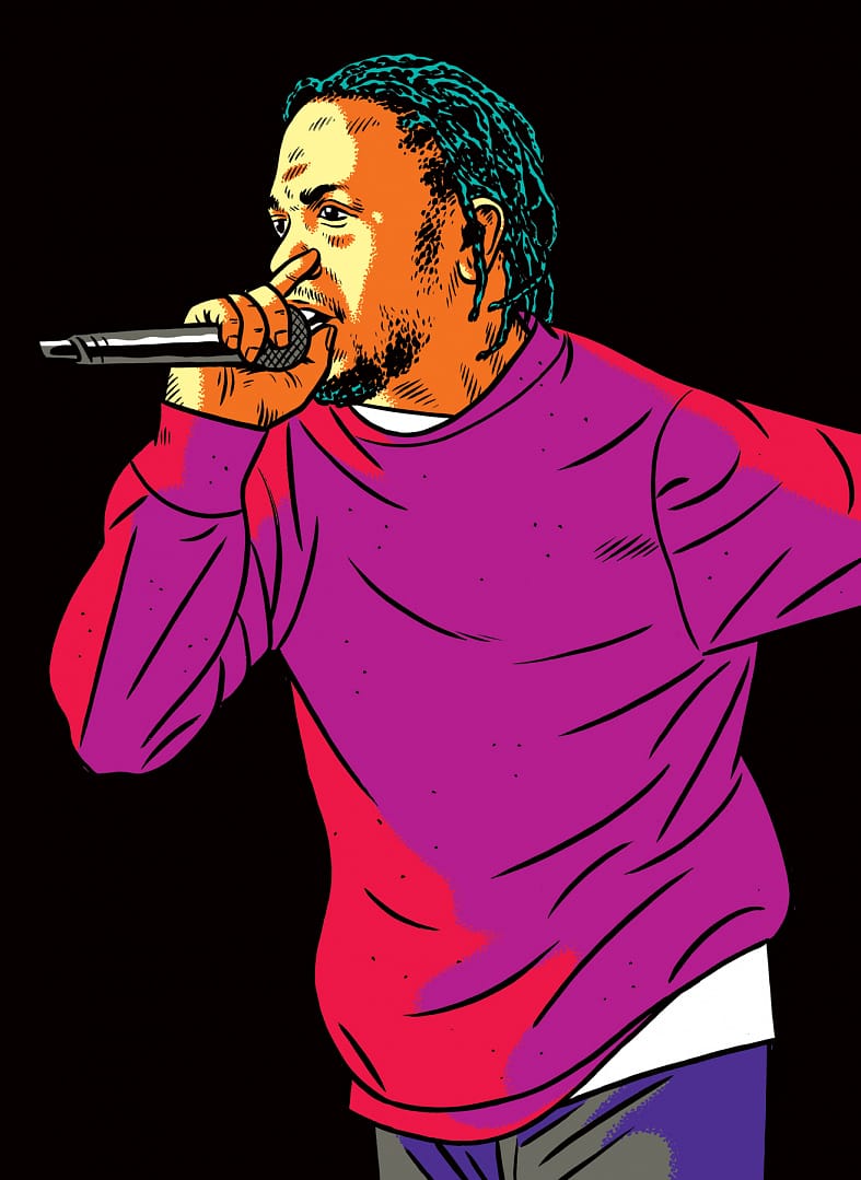 Illustration de Kendrick Lamar