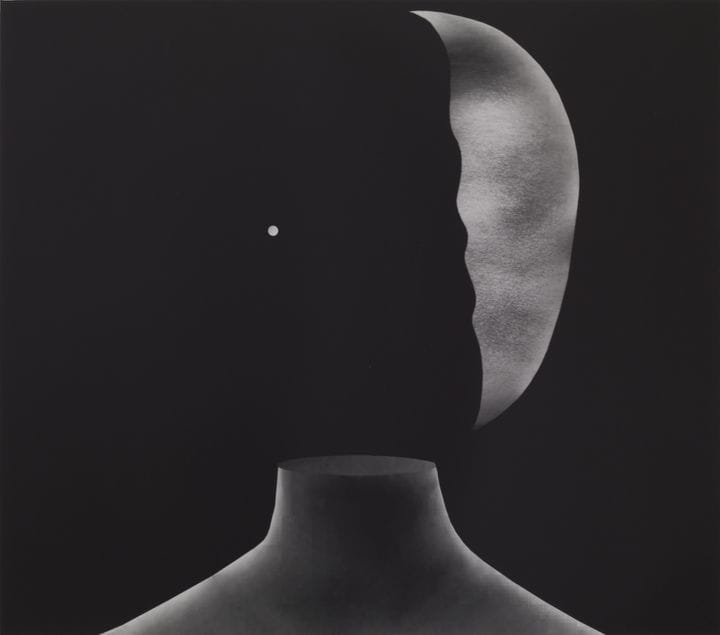 Photo en noir et blanc réalisé par l'artiste américain David Lynch