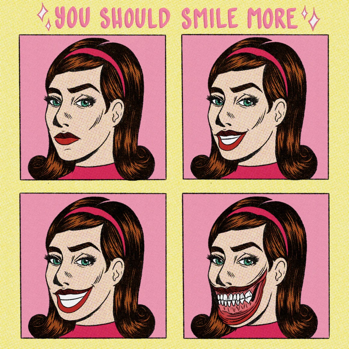 You should smile more