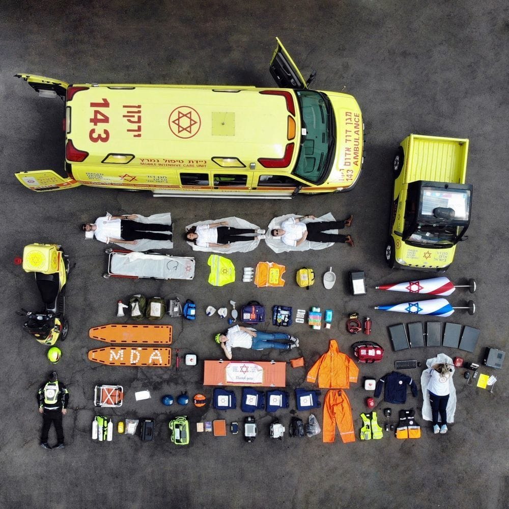 tetris challenge ambulance israel