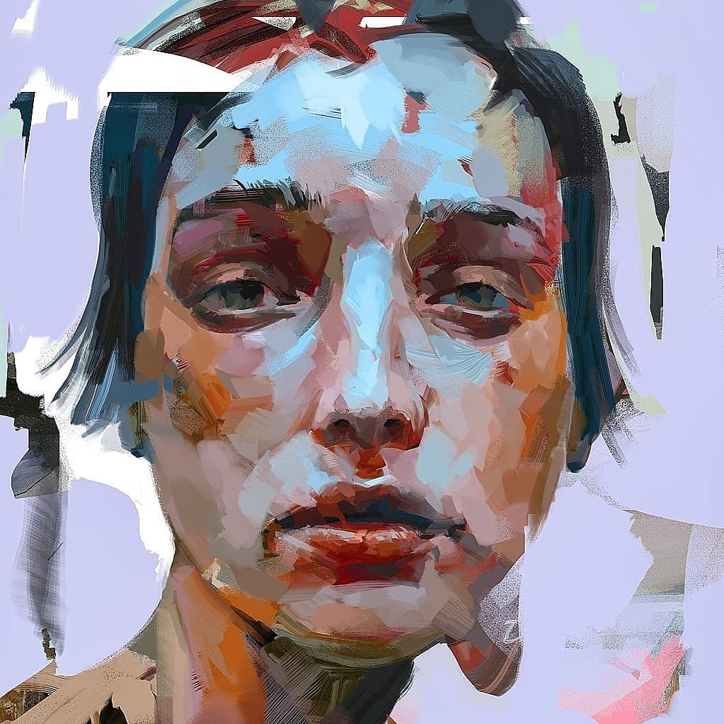 Portrait d'une femme par Mateja Petkovic