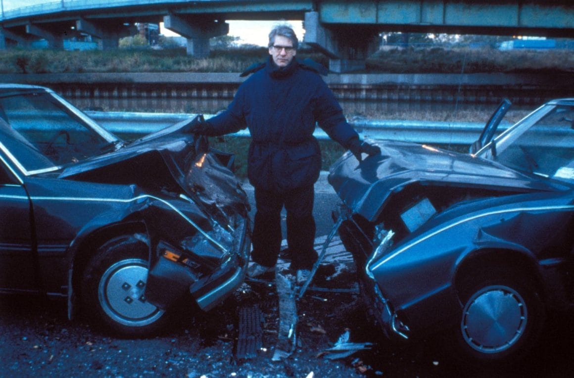David Cronenberg sur le tournage de Crash