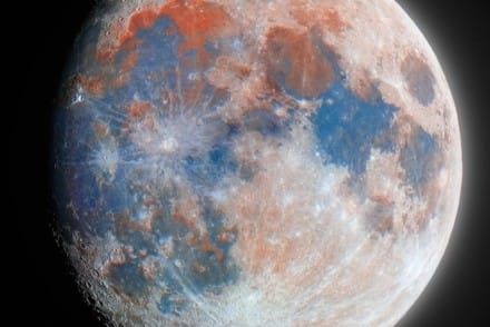 photo de la lune "la chasse à Artemis