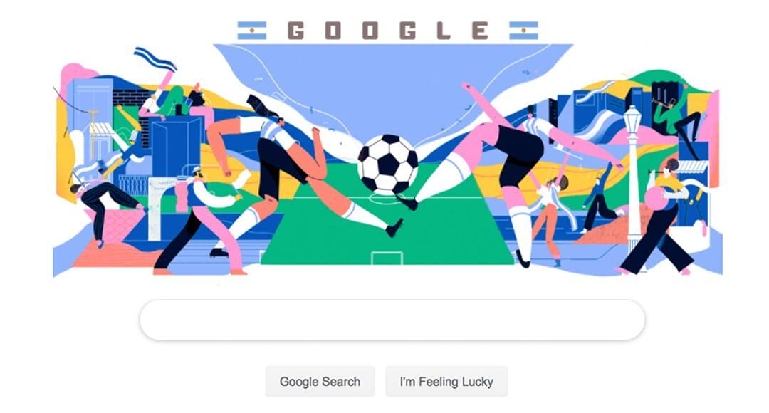 Google Doodle pour la coupe du monde de foot féminin