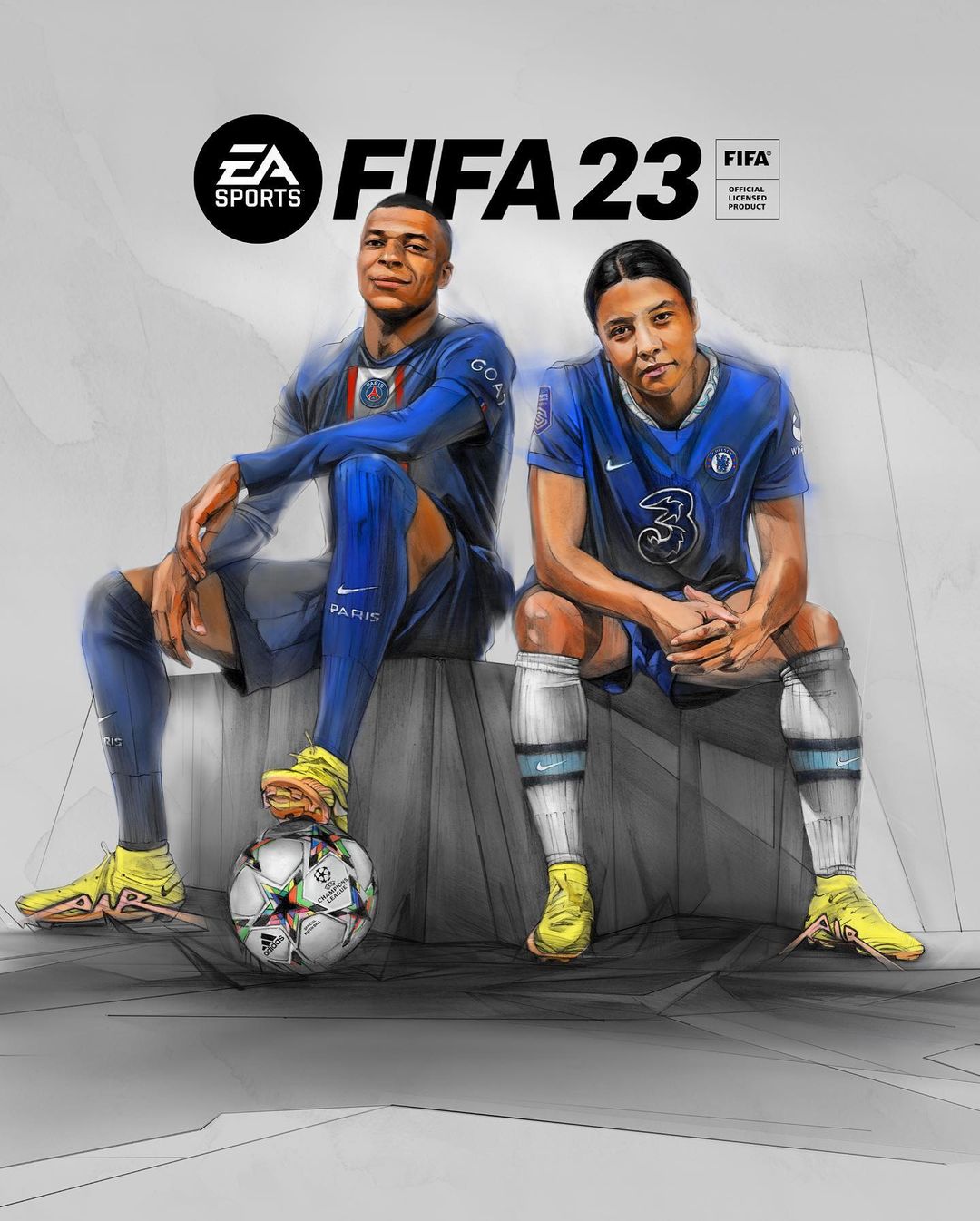 Affiche pour le jeu vidéo FIFA 23
