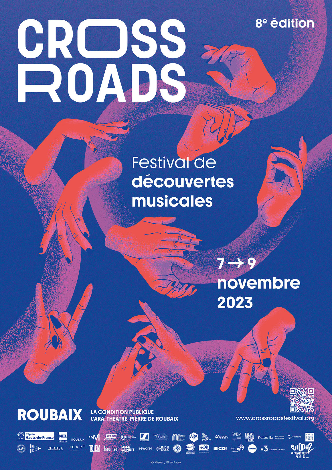 Affiche officielle du Crossroads festival 20233