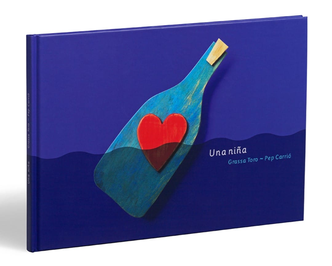 Illustration de la page de couverture du livre "Una niña" de Grassa Toro par Pep Carrió