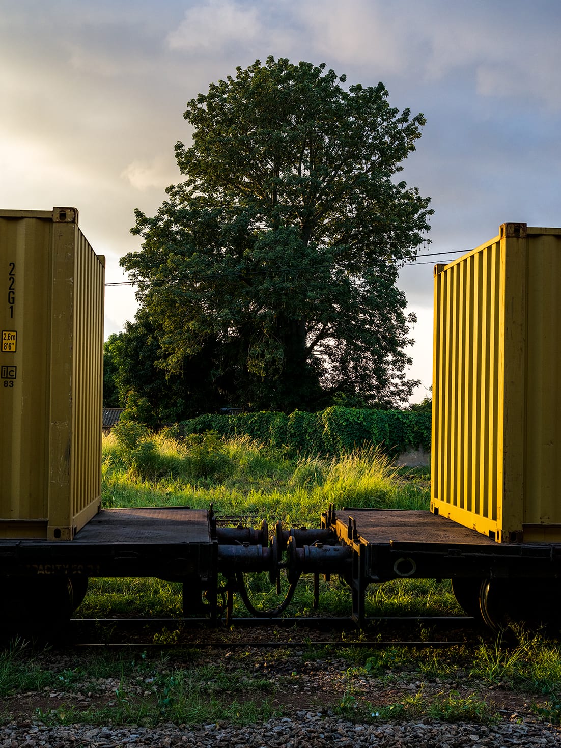 Gare de Bouaké, Côte d'Ivoire, 2024 © François-Xavier Gbré