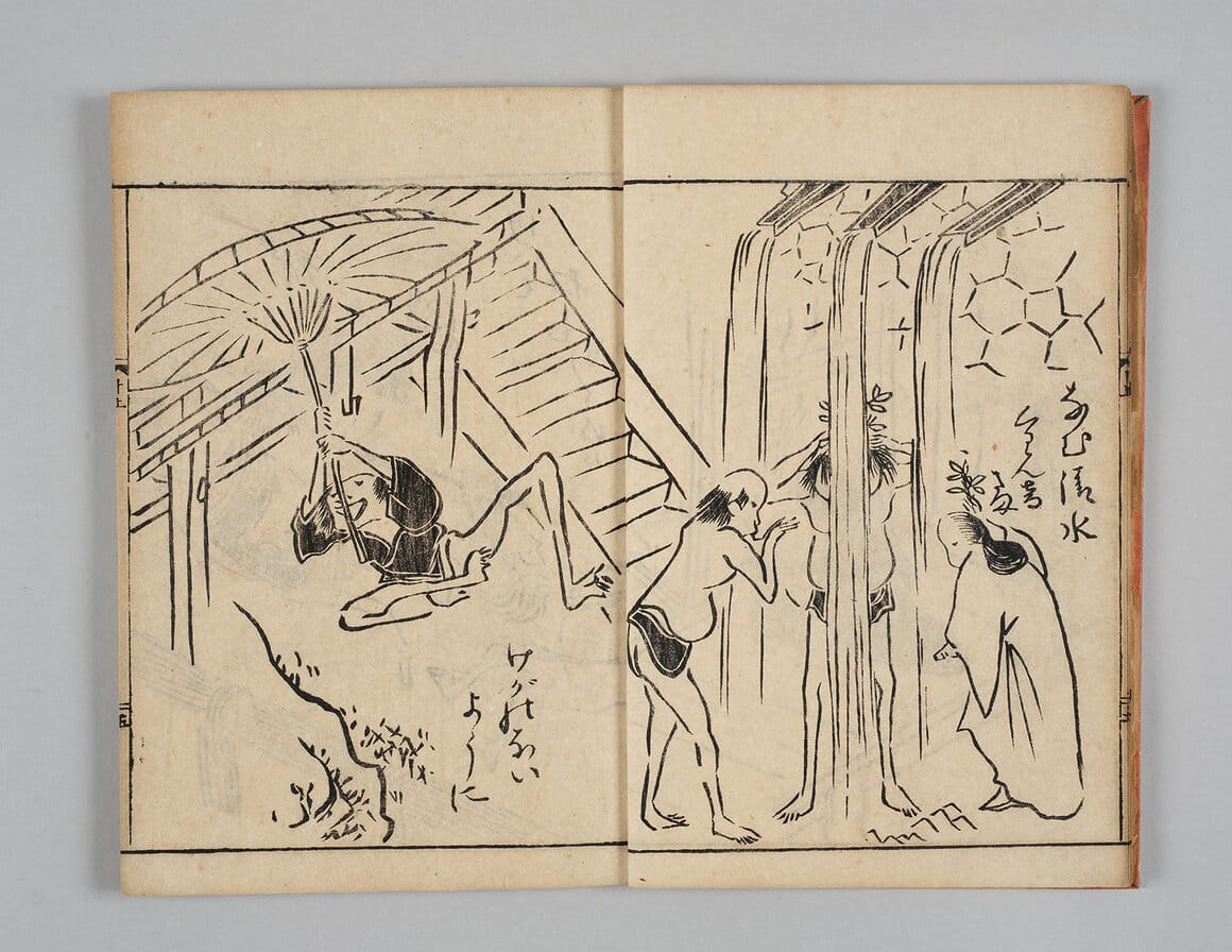 Tobae sangokushi, Illustrations xylographiques en noir et blanc, Réimpression de l'époque Meiji, musée Guimet © Musée Guimet, Paris (distr. GrandPalaisRmn) / photo Thierry Ollivier.