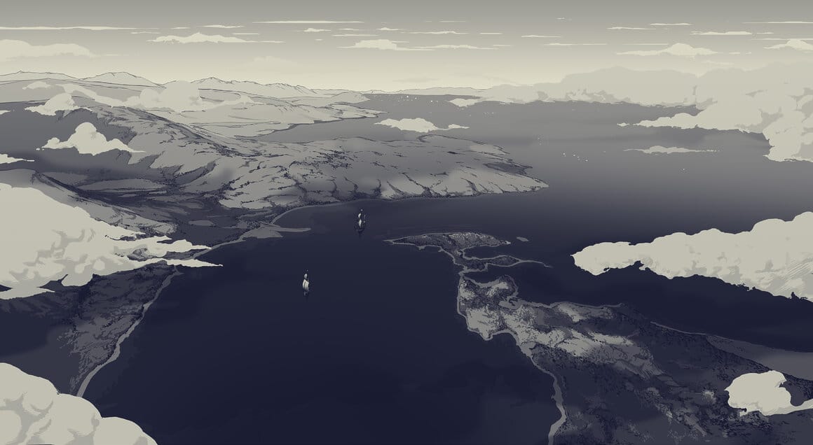 La baie des Sardines
Dessins : REMEMBERS. Adapté de la collection documentaire « L’Incroyable périple de Magellan » écrite et réalisée par François de Riberolles, produite par Camera Lucida
© CAMERA LUCIDA PRODUCTIONS - ARTE France – MINIMAL FILMS – BELGICA FILMS – SERENA PRODUCTIONS – 2022