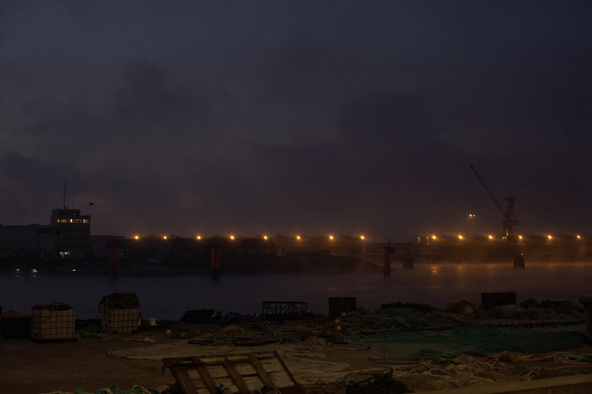 zone de feu - Entrée, sortie port de pêche