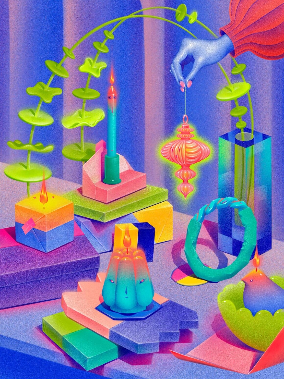 illustration digitale multicolore par Wenjing Yang