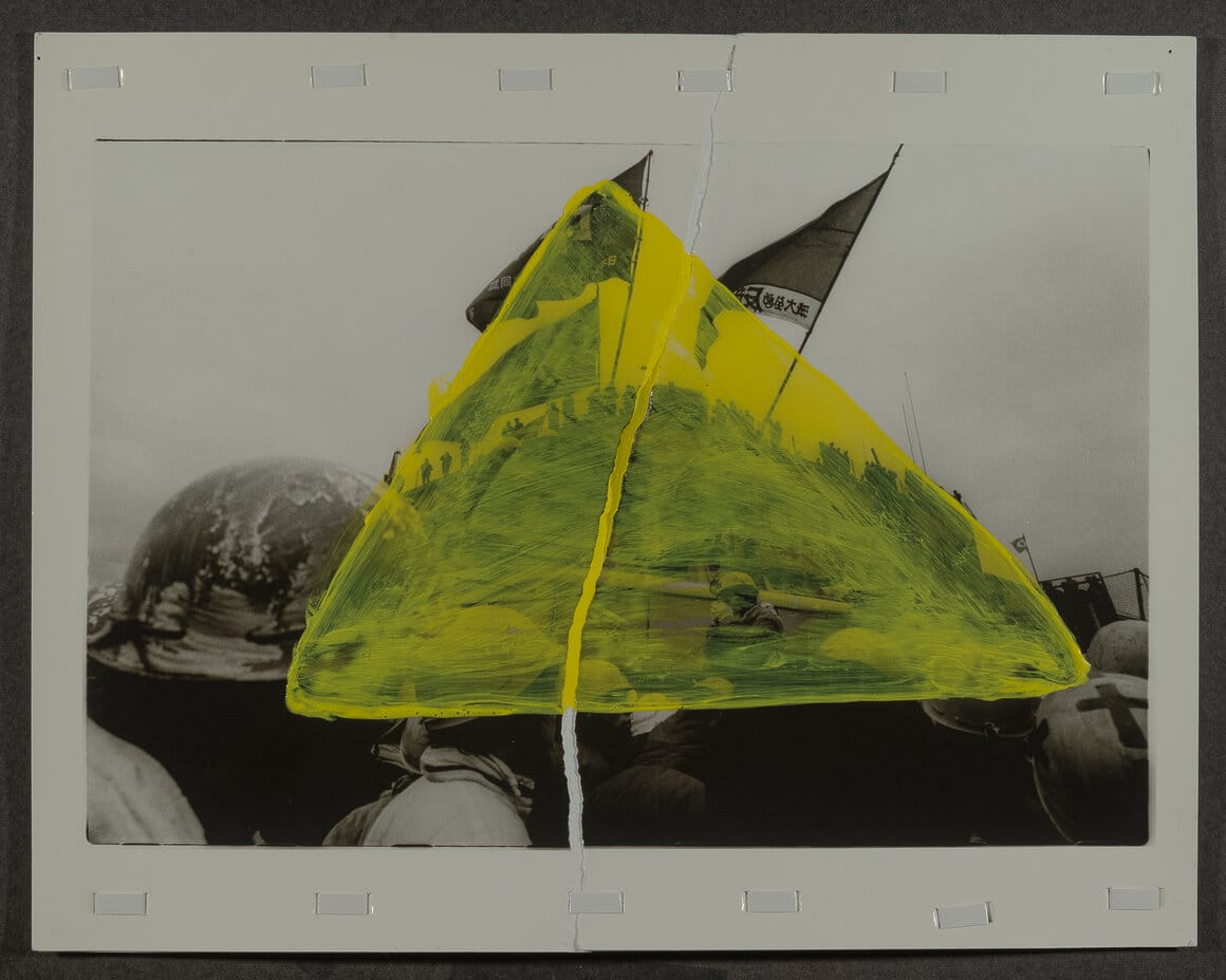 Kazuo Kitai,
△ jaune de IROHA,
série IROHA,
2024 (photo de 1968)